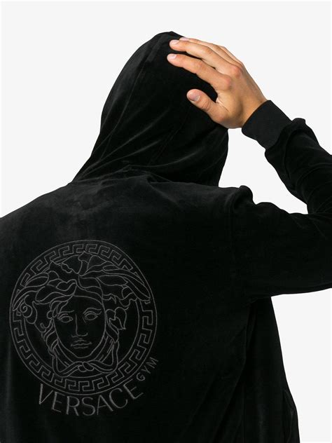 versace velour hoodie replica|versace hoodie price.